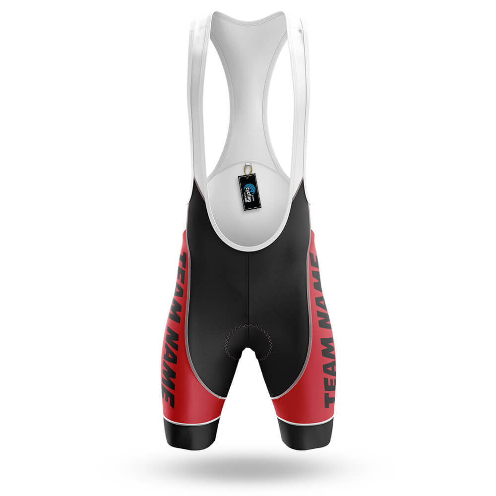 Custom Team Name M1 Red - Men's Cycling Kit