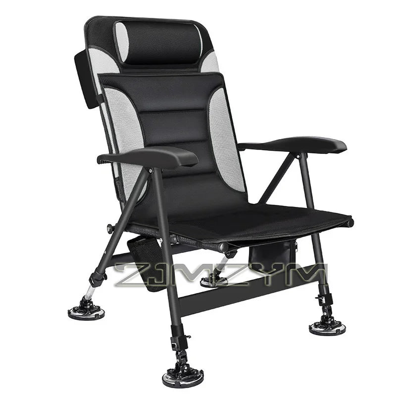 Fishing Chair Multi-Adjustable Folding Fishing Chair，Reclining European Fishing Chairs